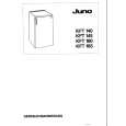 JUNO-ELECTROLUX KFT145 Owners Manual JUNO-ELECTROLUX KFT145 Owners Manual