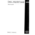 AEG FAV9449SGA Owners Manual AEG FAV9449SGA Owners Manual