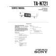 SONY TA-N721 Service Manual SONY TA-N721 Service Manual
