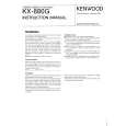 KENWOOD KX880G Owners Manual KENWOOD KX880G Owners Manual