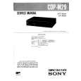 SONY CDPM29 Service Manual SONY CDPM29 Service Manual