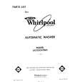 WHIRLPOOL LA3300XPW0 Parts Catalog WHIRLPOOL LA3300XPW0 Parts Catalog