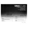 YAMAHA C-45 Owners Manual YAMAHA C-45 Owners Manual
