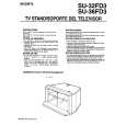 SONY SU32FD3 Owners Manual SONY SU32FD3 Owners Manual