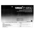 YAMAHA P-850 Owners Manual YAMAHA P-850 Owners Manual