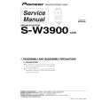 PIONEER S-W3900 Service Manual PIONEER S-W3900 Service Manual