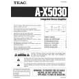 TEAC A-X5030 Owners Manual TEAC A-X5030 Owners Manual