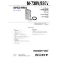 SONY M730V Service Manual SONY M730V Service Manual