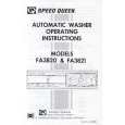 WHIRLPOOL FA3820 Owners Manual WHIRLPOOL FA3820 Owners Manual