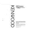 KENWOOD KRC2000A Owners Manual KENWOOD KRC2000A Owners Manual