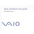 SONY PCG-FX801 VAIO Owners Manual SONY PCG-FX801 VAIO Owners Manual