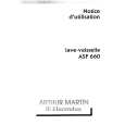 ARTHUR MARTIN ELECTROLUX ASF660-B Owners Manual ARTHUR MARTIN ELECTROLUX ASF660-B Owners Manual