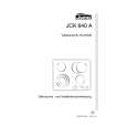 JUNO-ELECTROLUX JCK 640A Owners Manual JUNO-ELECTROLUX JCK 640A Owners Manual