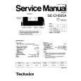 TECHNICS SE-CH505 Service Manual TECHNICS SE-CH505 Service Manual
