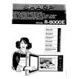 SHARP R8000E Owners Manual SHARP R8000E Owners Manual