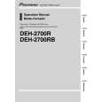 PIONEER DEH-2700R Owners Manual PIONEER DEH-2700R Owners Manual