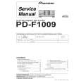 PIONEER PD-F1009-G/LB Service Manual PIONEER PD-F1009-G/LB Service Manual