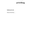PRIVILEG 691.693 Owners Manual PRIVILEG 691.693 Owners Manual