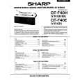 SHARP QTF40E Service Manual SHARP QTF40E Service Manual