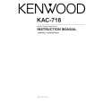KENWOOD KAC718 Owners Manual KENWOOD KAC718 Owners Manual