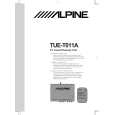 ALPINE TUE-TO11A Owners Manual ALPINE TUE-TO11A Owners Manual