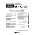 PIONEER SP-X707 Owners Manual PIONEER SP-X707 Owners Manual