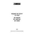 ZANUSSI ZC542TSC Owners Manual ZANUSSI ZC542TSC Owners Manual