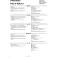 PIONEER HDJ-1000/XCN1/EW Owners Manual PIONEER HDJ-1000/XCN1/EW Owners Manual