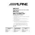 ALPINE MRVF307 Owners Manual ALPINE MRVF307 Owners Manual