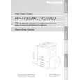 PANASONIC FP7735MX Owners Manual PANASONIC FP7735MX Owners Manual