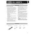 YAMAHA NS-10MMTS Owners Manual YAMAHA NS-10MMTS Owners Manual