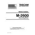 TEAC M-2600 Service Manual TEAC M-2600 Service Manual