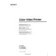 SONY UP-5500 Owners Manual SONY UP-5500 Owners Manual