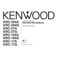 KENWOOD KRC-27G Owners Manual KENWOOD KRC-27G Owners Manual