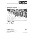 MIELE T1526 Owners Manual MIELE T1526 Owners Manual