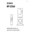 YAMAHA RP-U200 Owners Manual YAMAHA RP-U200 Owners Manual