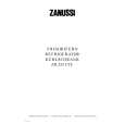 ZANUSSI ZR255CTF Owners Manual ZANUSSI ZR255CTF Owners Manual