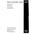 AEG FAV4050-W Owners Manual AEG FAV4050-W Owners Manual