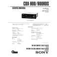 SONY CDX-900 Service Manual SONY CDX-900 Service Manual
