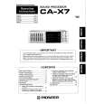 PIONEER CA-X7 Owners Manual PIONEER CA-X7 Owners Manual