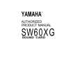 YAMAHA SW60XG Owners Manual YAMAHA SW60XG Owners Manual