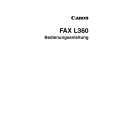 CANON FAX-L360 Owners Manual CANON FAX-L360 Owners Manual