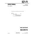 SONY ICFF1 Service Manual SONY ICFF1 Service Manual