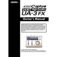 EDIROL UA-3FX Owners Manual EDIROL UA-3FX Owners Manual