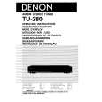 DENON TU-280 Owners Manual DENON TU-280 Owners Manual