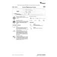 WHIRLPOOL AWZ 9814 Quick Start WHIRLPOOL AWZ 9814 Quick Start