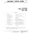 SHARP JX-96MB Parts Catalog SHARP JX-96MB Parts Catalog