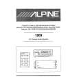 ALPINE 1203 Manual de Usuario ALPINE 1203 Manual de Usuario