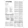 ALPINE SBS0515 Owners Manual ALPINE SBS0515 Owners Manual