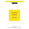 ZANUSSI ZCE700X Owners Manual ZANUSSI ZCE700X Owners Manual